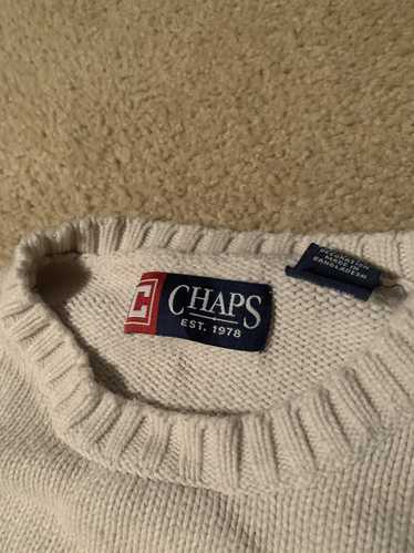 Chaps Chaps Large White Sweater