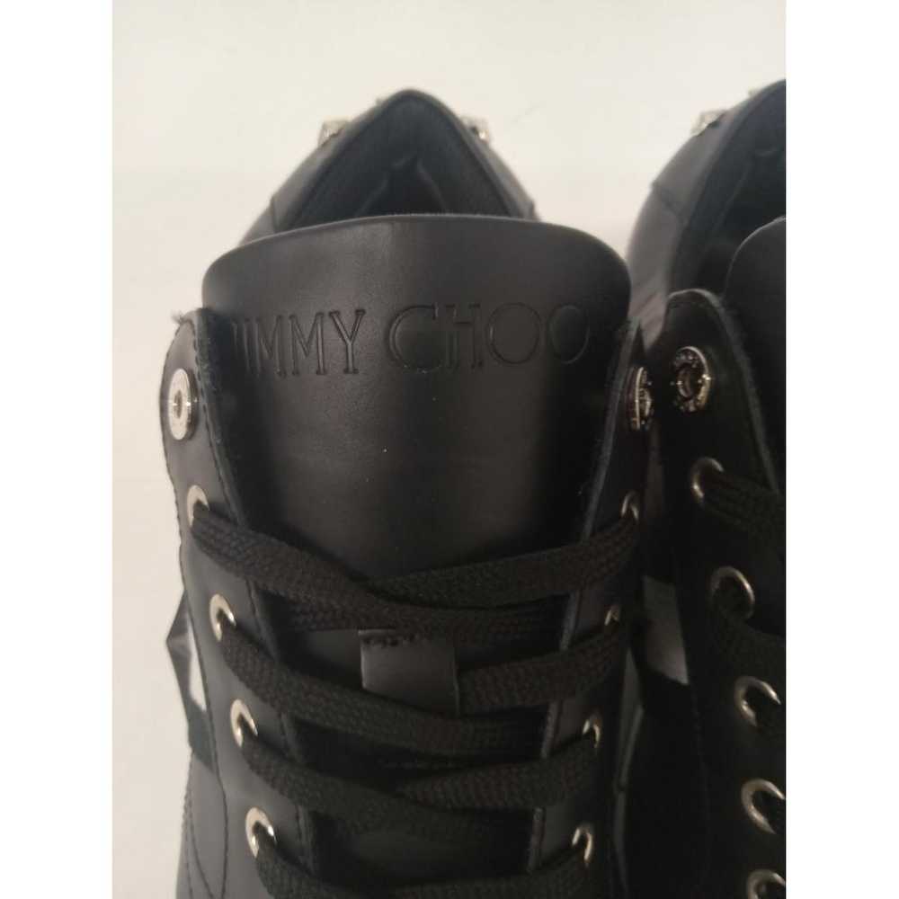 Jimmy Choo Leather low trainers - image 6