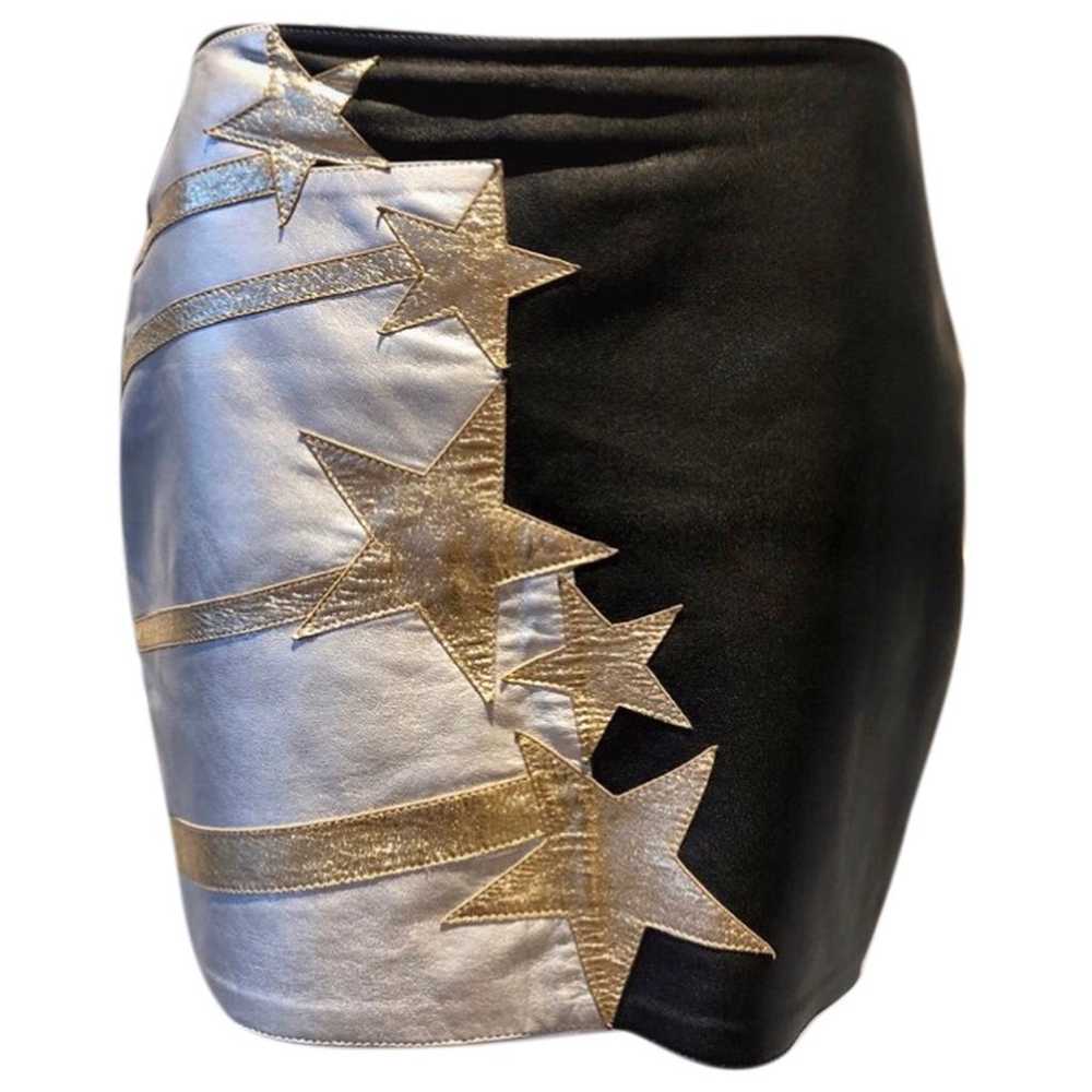 Faith Connexion Leather mini skirt - image 1