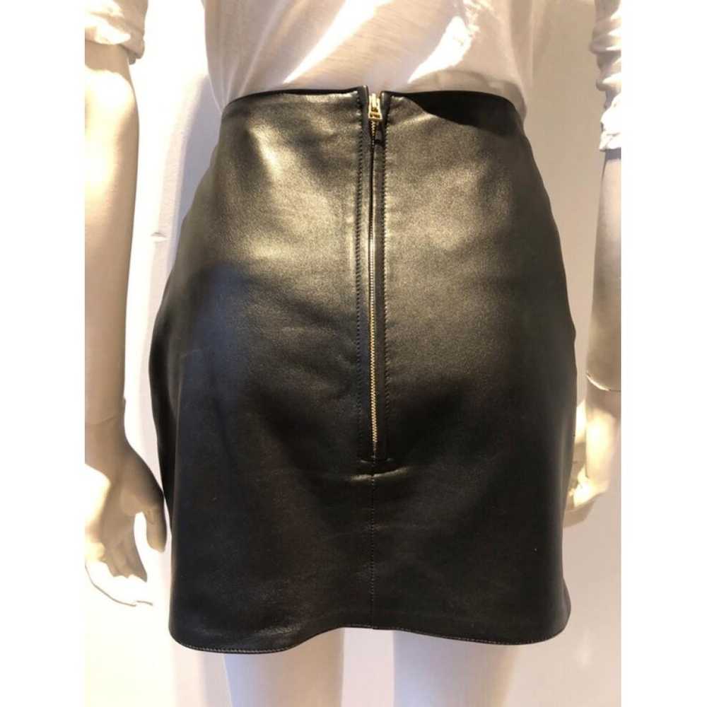 Faith Connexion Leather mini skirt - image 6