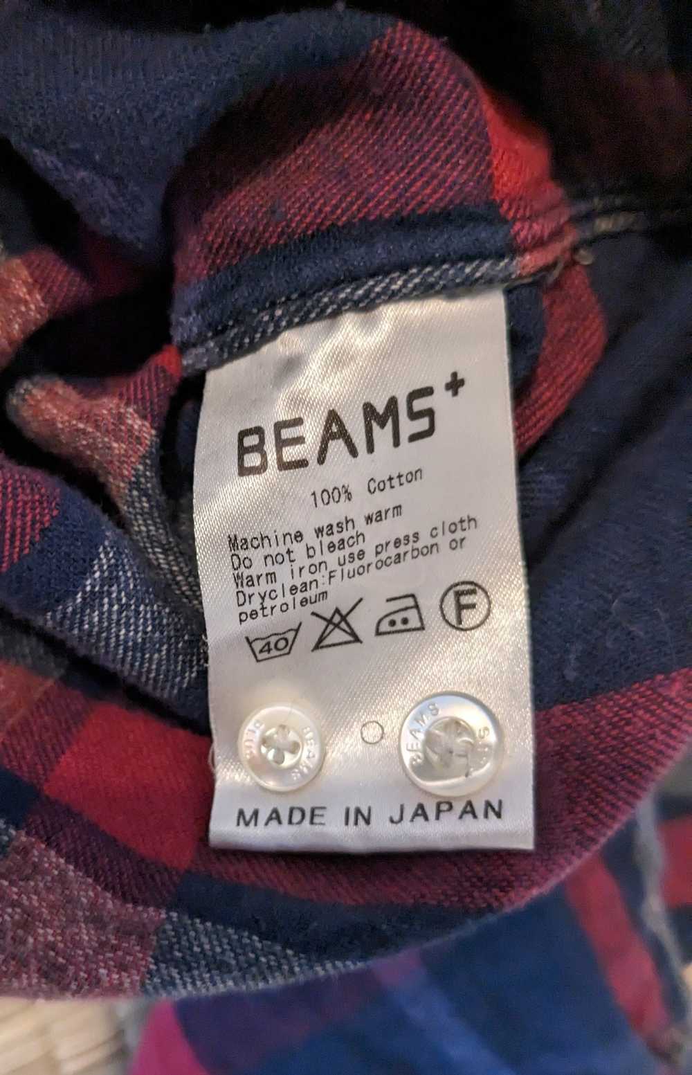 Beams Plus BEAMS PLUS Plaid Button-up Flannel Shi… - image 4