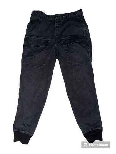 DU/ER Jeans Mens 33x30 T2X18 Stretch Cargo Black Cotton Blend Pants Hiking