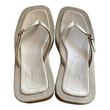 Jacquemus Cloth flip flops - image 1