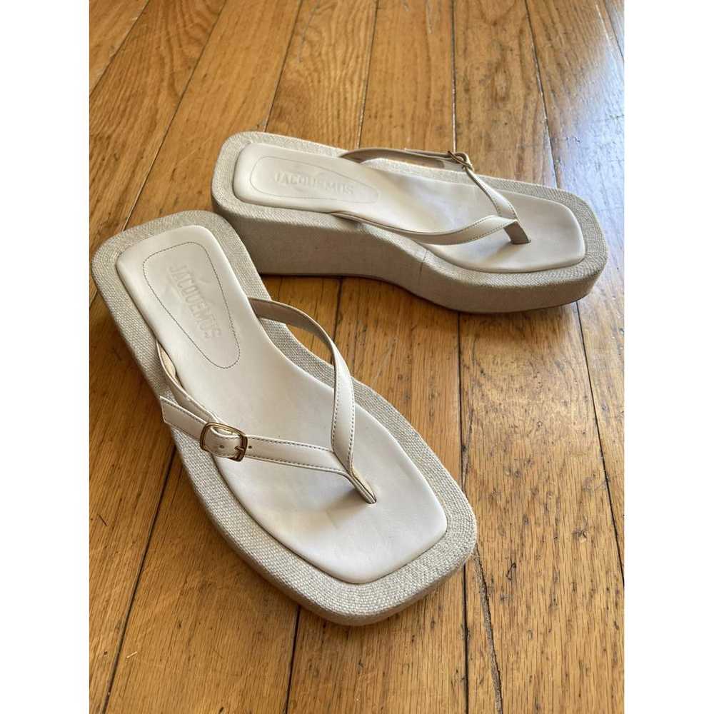 Jacquemus Cloth flip flops - image 2