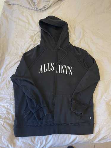 Allsaints Split logo hoodie
