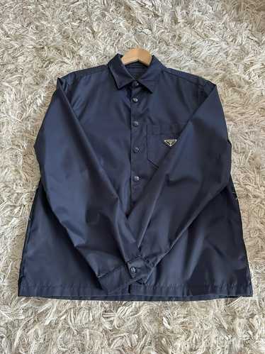 Prada Prada Re-nylon Logo Plaque Shirt/Jacket