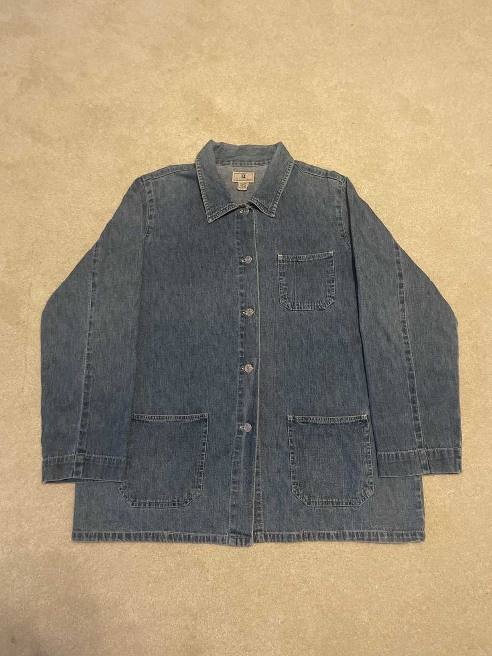 Vintage French workwear jacket type denim jacket - image 1