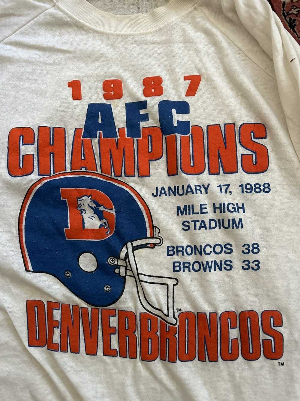 NFL × Streetwear × Vintage 1987 AFC Champions Den… - image 2