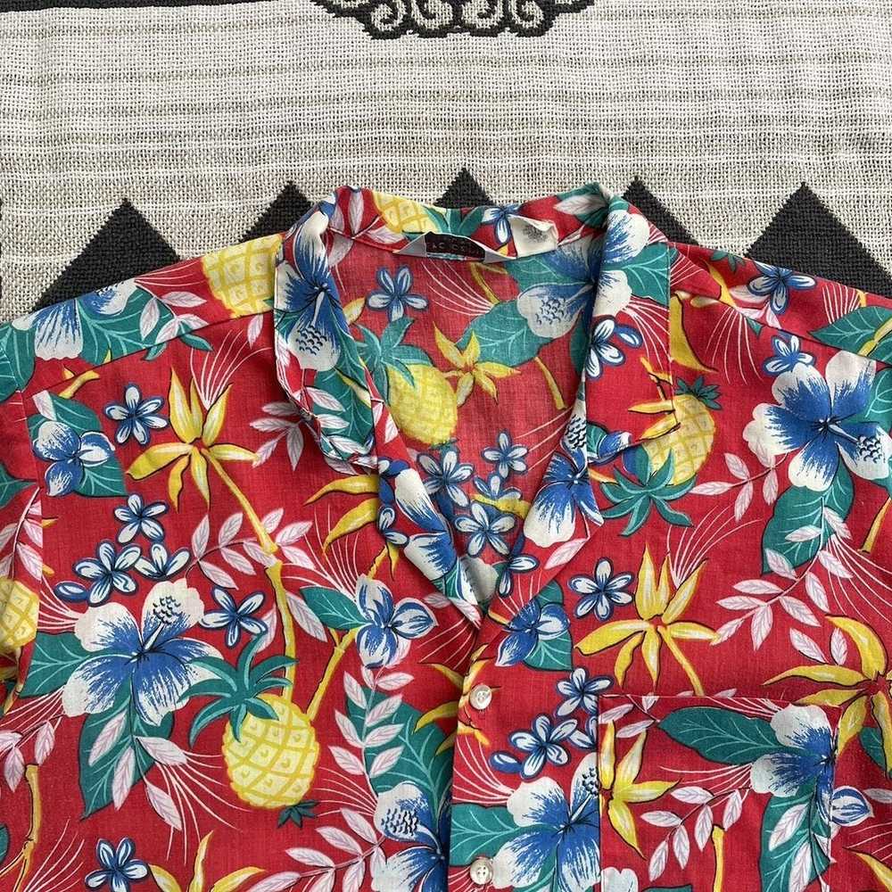 Hawaiian Shirt × Made In Usa × Vintage Vintage 70… - image 2
