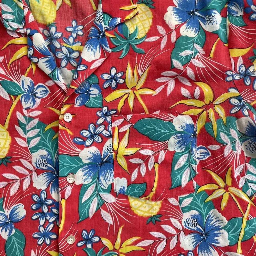Hawaiian Shirt × Made In Usa × Vintage Vintage 70… - image 3