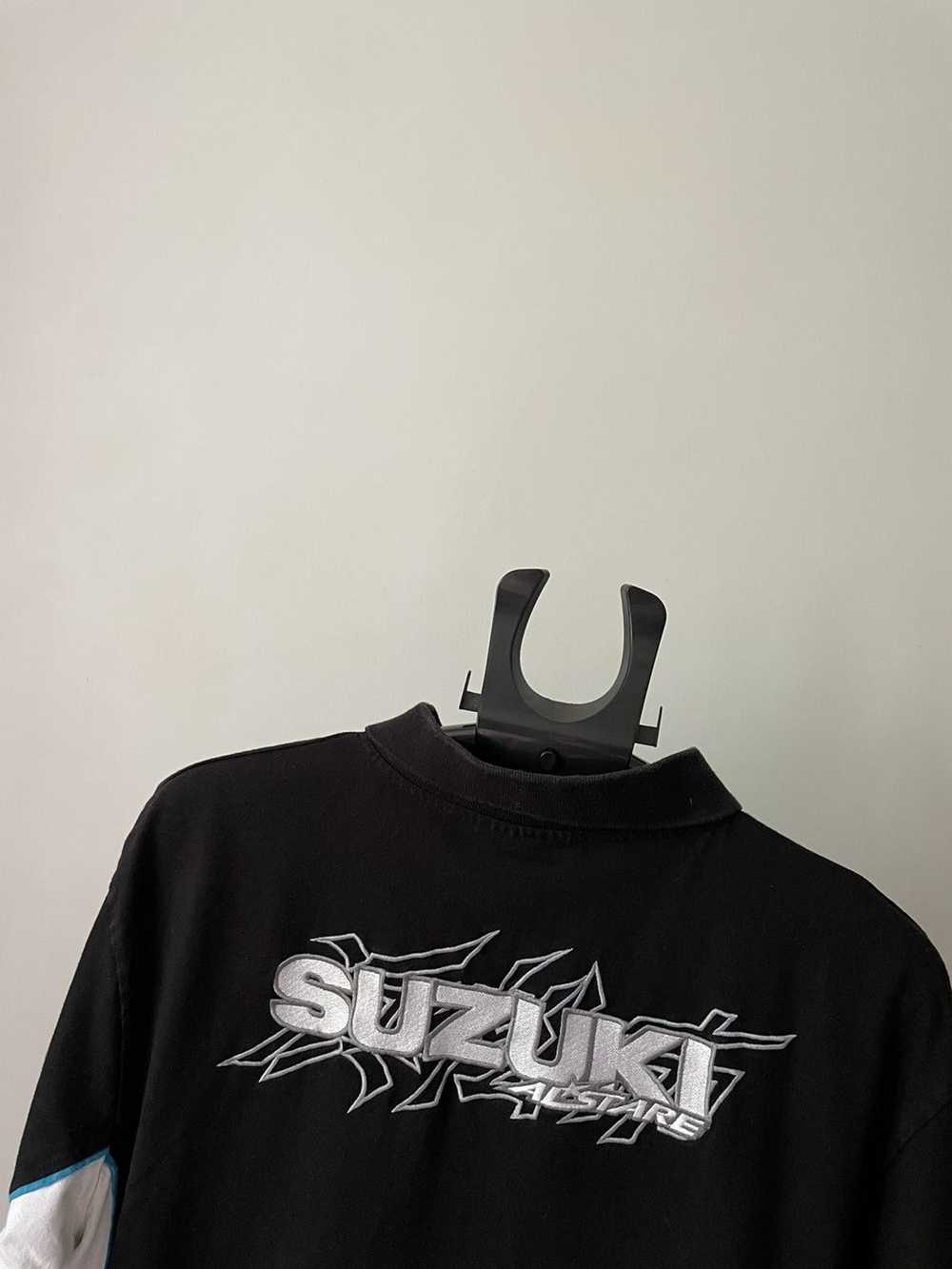 Racing × Slightly Distressed Suzuki Tee × Vintage… - image 4