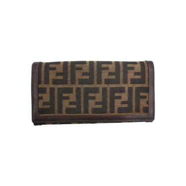 Fendi Brown Zucca Canvas Roma Amor Baguette Large QBB4Z73JM5000