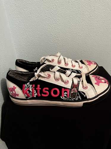 La × Pink × Rare Pink Kitson LA Low Sneakers