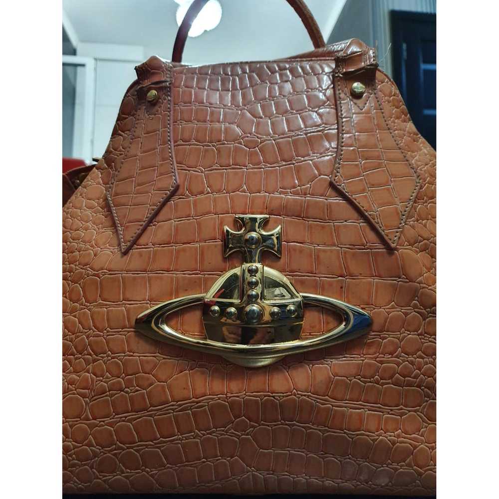 Vivienne Westwood Derby leather handbag - image 4
