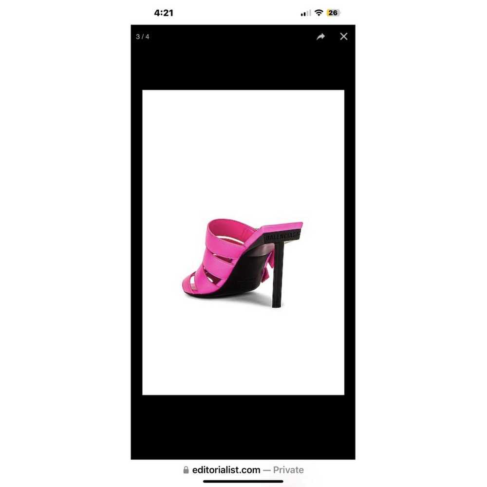 Balenciaga Knife leather heels - image 7