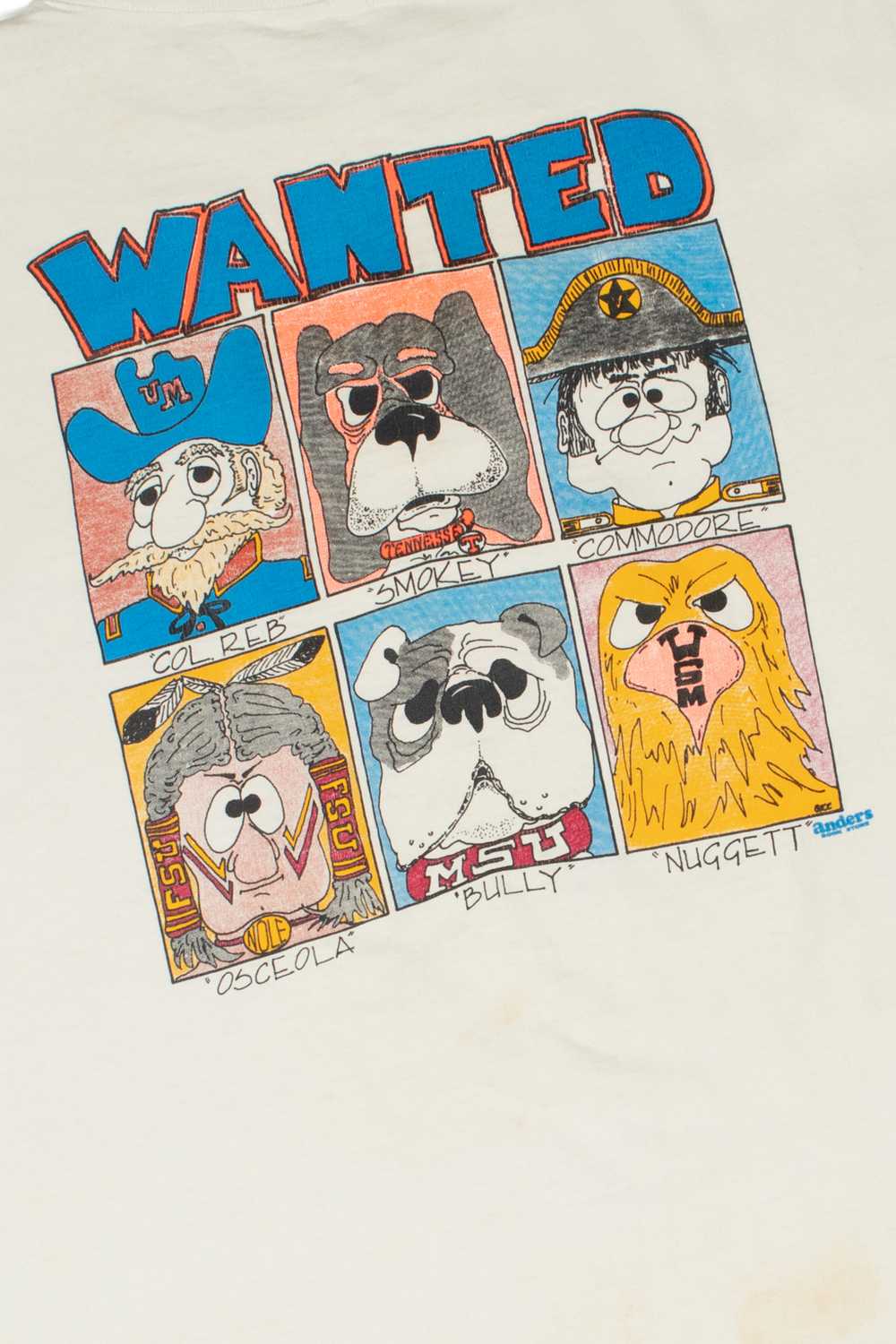 Vintage "Cat Tracy" Wanted Characters T-Shirt - image 3