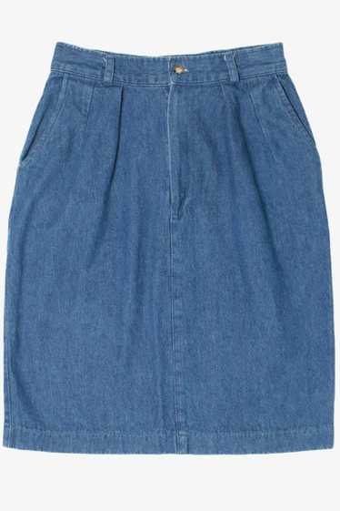 Vintage Gotcha Covered Denim Midi Skirt - image 1