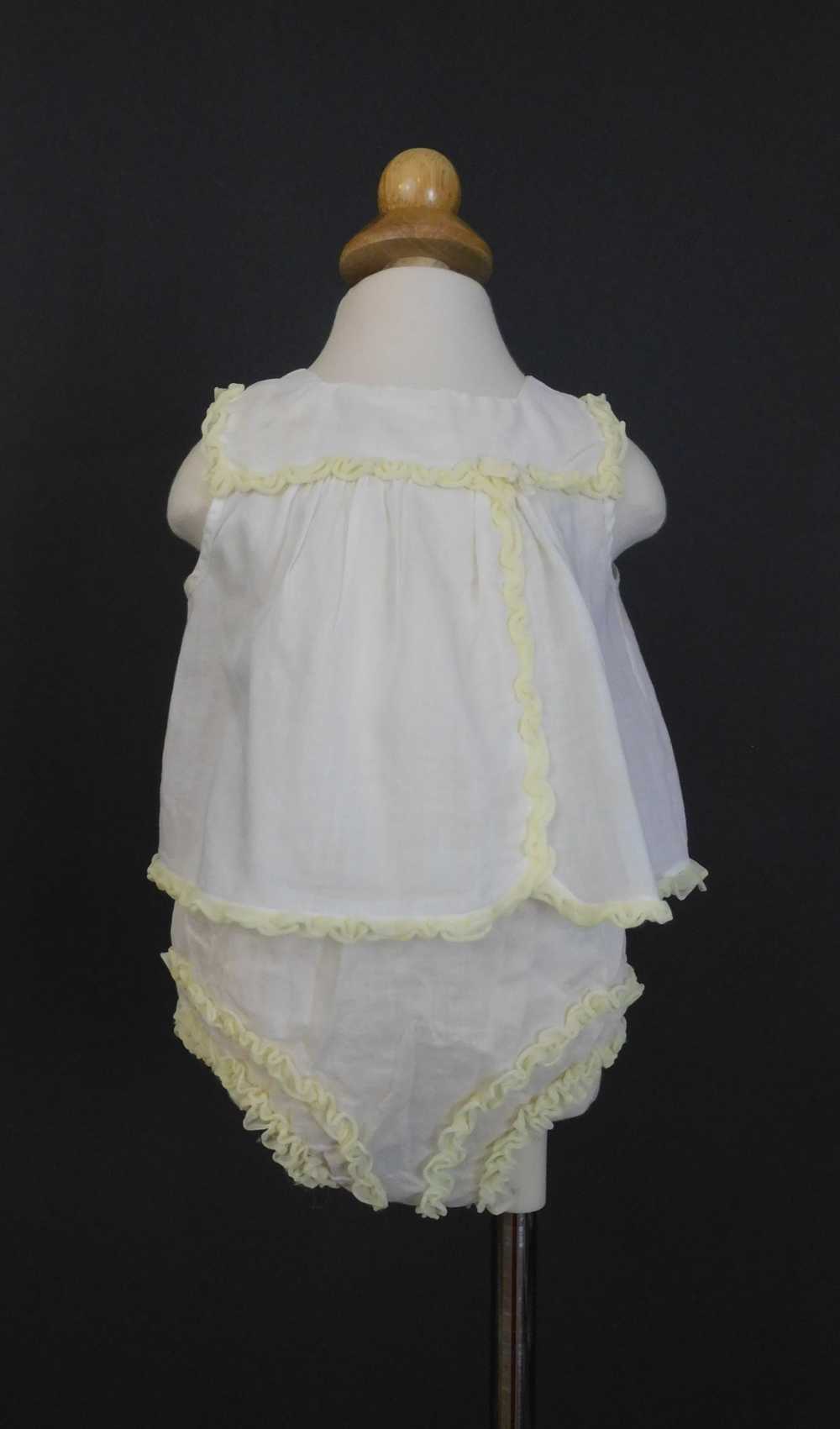 Vintage Baby Shirt & Ruffled Panties Shorts, 1950… - image 1