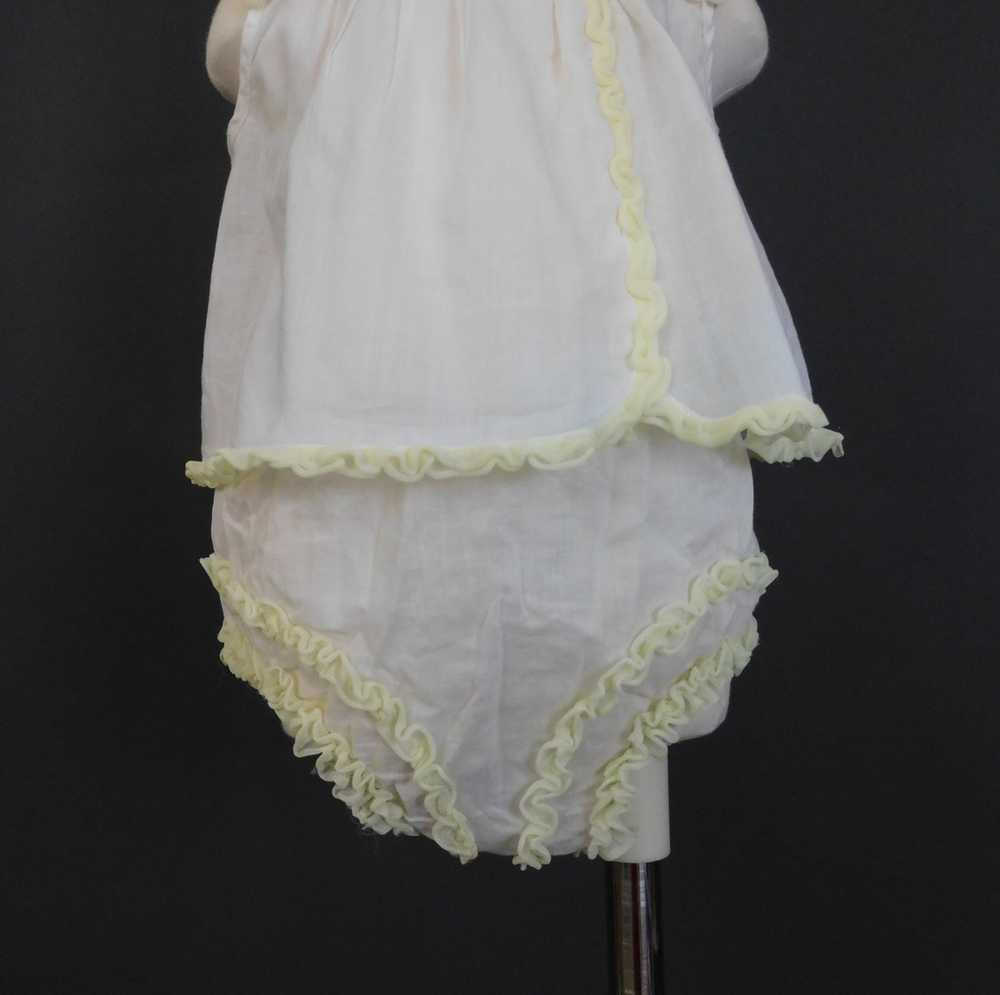 Vintage Baby Shirt & Ruffled Panties Shorts, 1950… - image 4