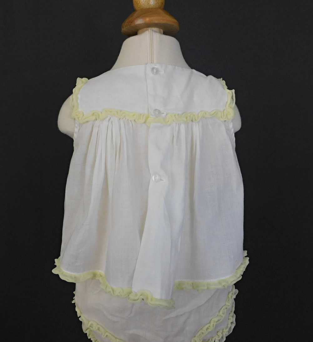 Vintage Baby Shirt & Ruffled Panties Shorts, 1950… - image 6