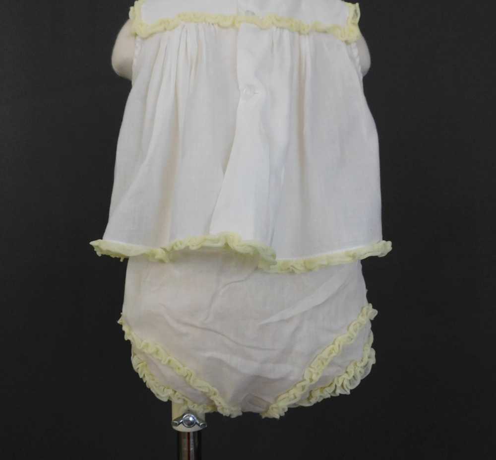 Vintage Baby Shirt & Ruffled Panties Shorts, 1950… - image 7