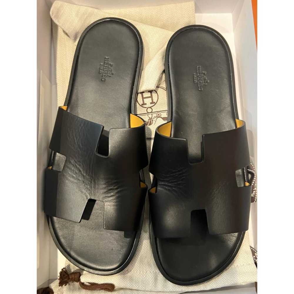 Hermès Leather sandals - image 2
