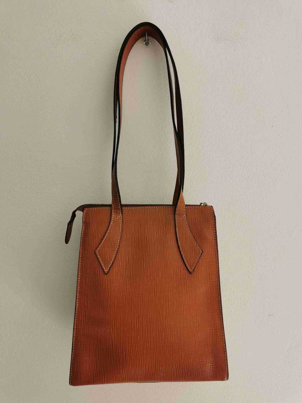 Leather handbag - Mac Douglas handbag in tan leat… - image 2