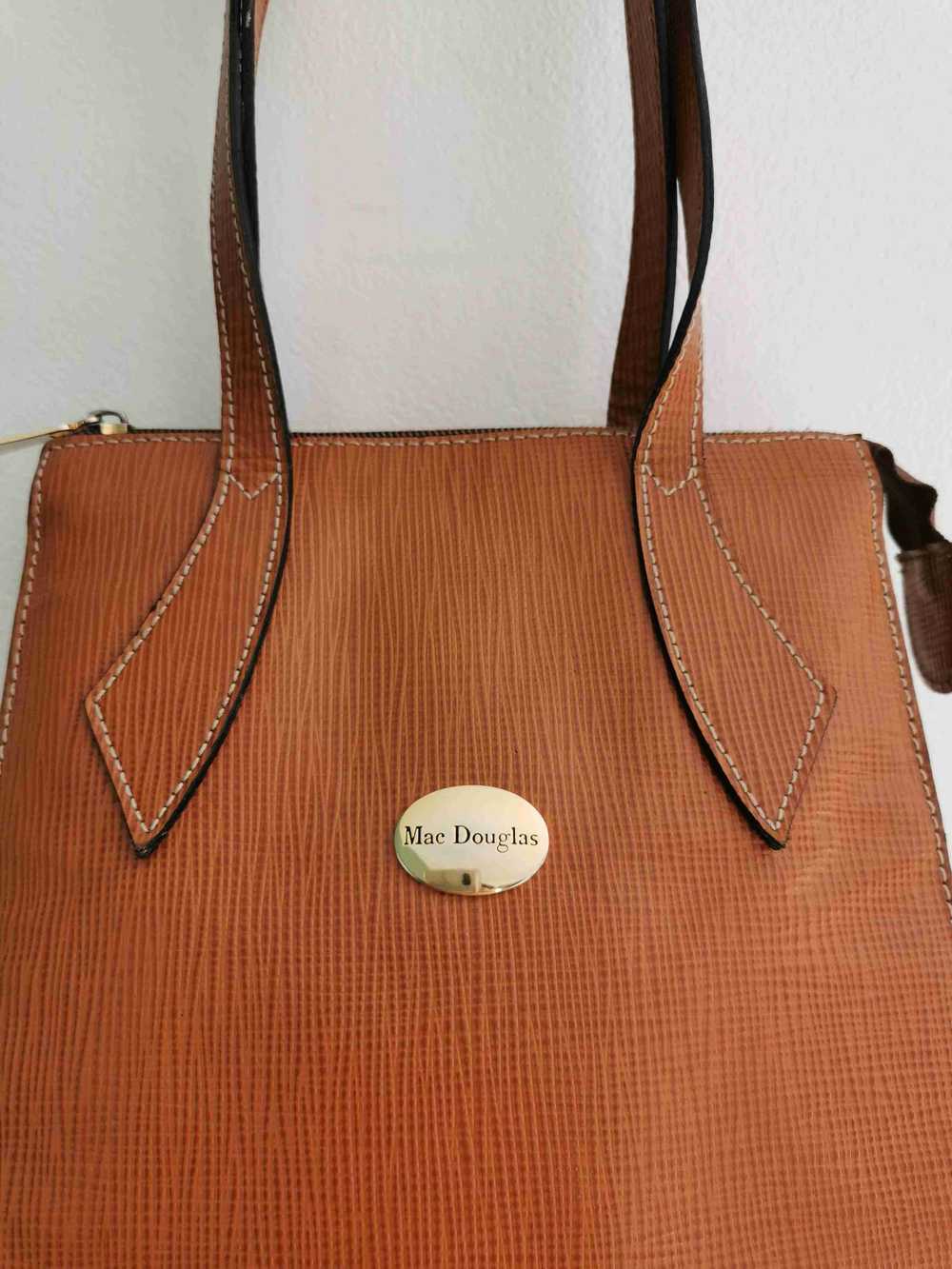 Leather handbag - Mac Douglas handbag in tan leat… - image 3