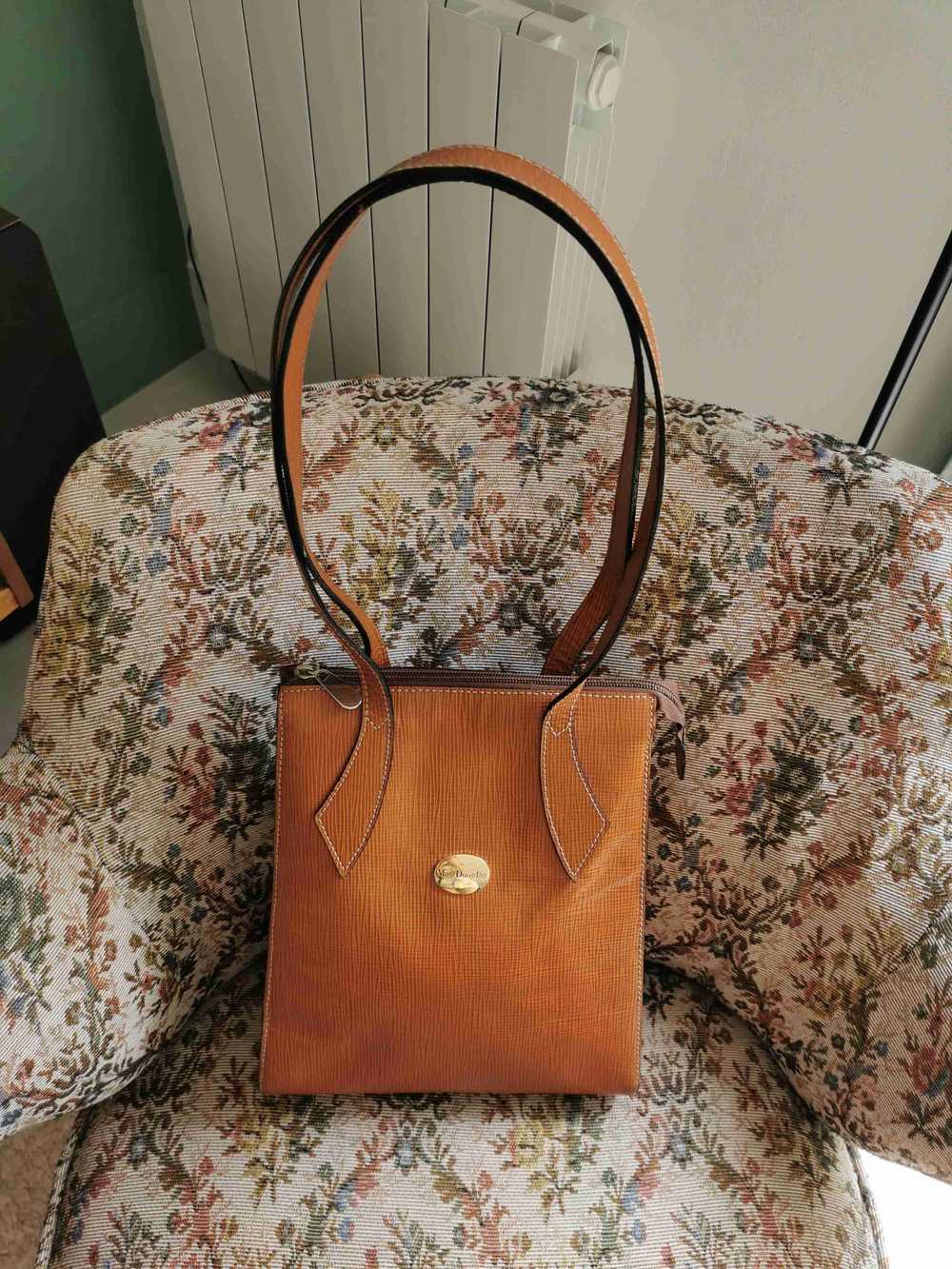 Leather handbag - Mac Douglas handbag in tan leat… - image 5