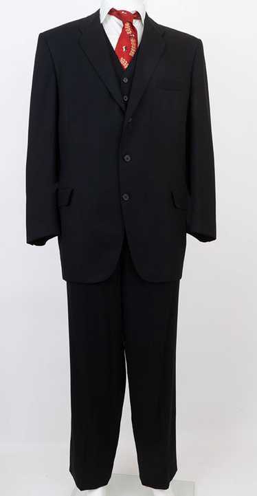 1960s Black 3 Piece Suit