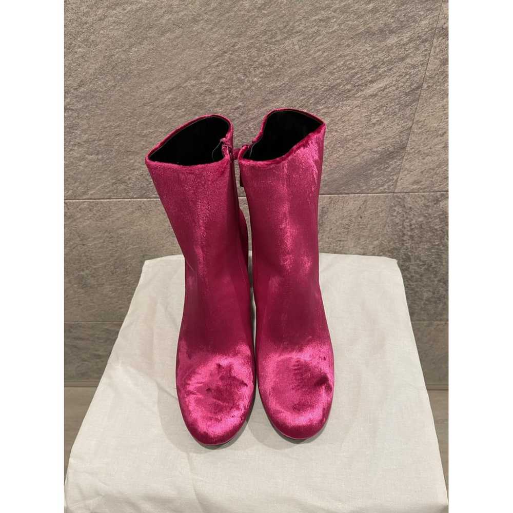 Balenciaga Velvet ankle boots - image 6