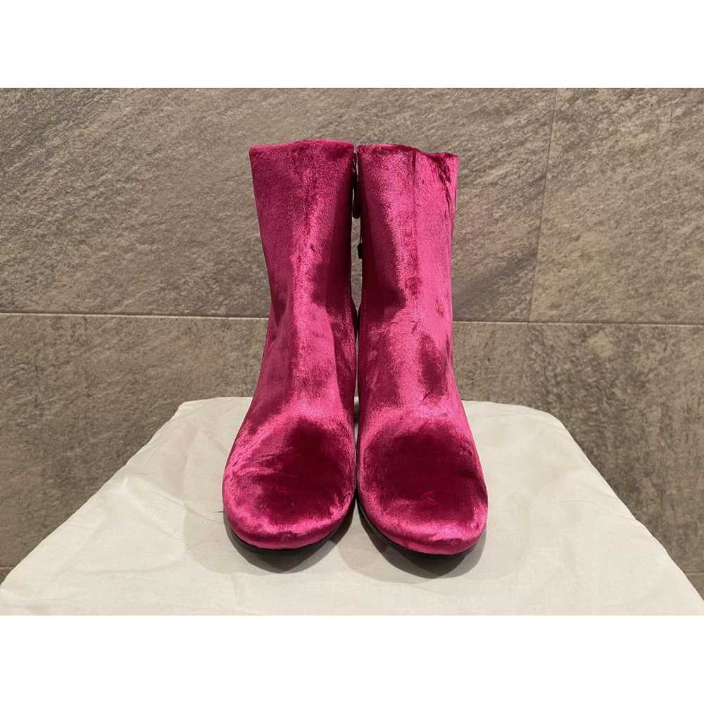 Balenciaga Velvet ankle boots - image 8