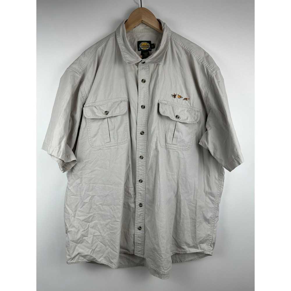 Cabelas Cabela's Fly fishing tan button down shir… - image 2