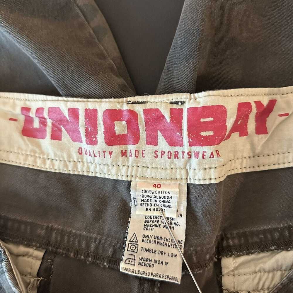 Unionbay Union Bay Shorts Mens 40 Green Camo Carg… - image 2