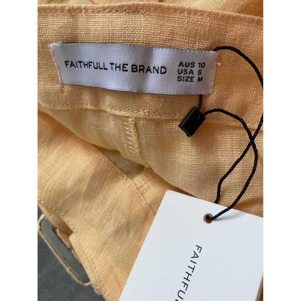 Faithfull The Brand Linen trousers - image 4