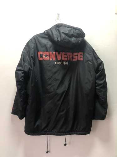 Converse Vintage CONVERSE Jacket Parka Hoodie Fur… - image 1