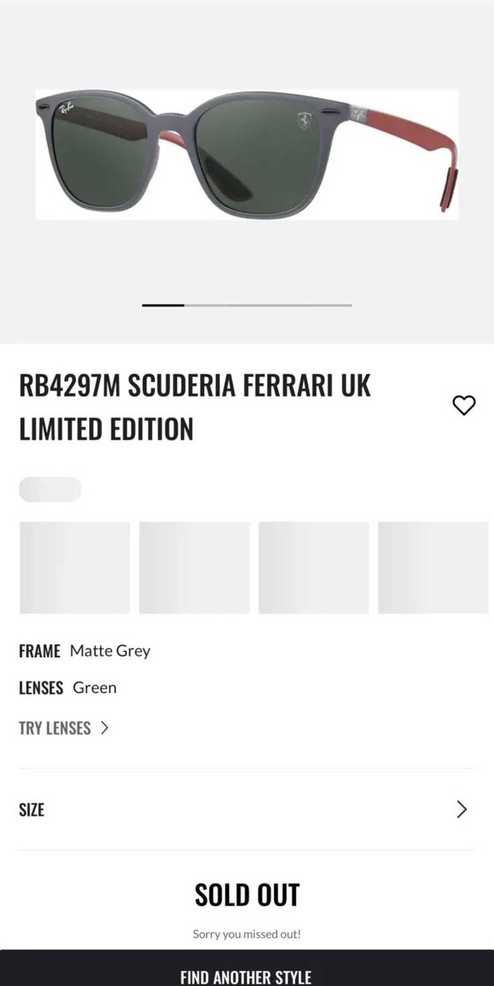 Ferrari × RayBan Ray Bans rb4297m scuderia ferrar… - image 3