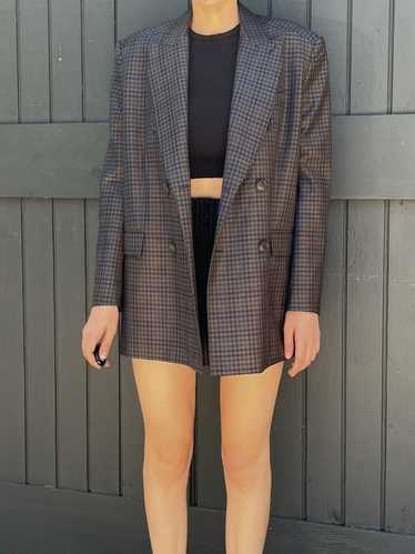 Balenciaga Balenciaga checked blazer