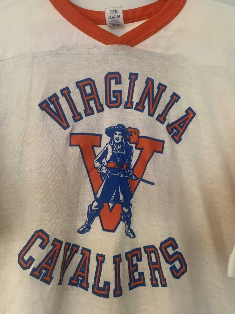Vintage Virginia cavaliers 1980s jersey shirt siz… - image 2