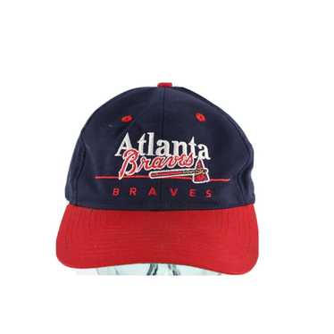Vintage Starter Atlanta Braves White / Navy Wool Snapback — Roots