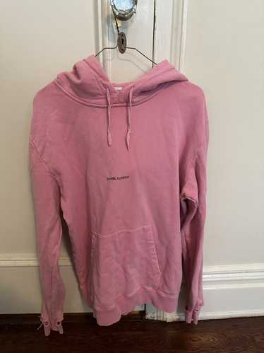 Saint Laurent Paris Pink Saint Laurent Hoodie