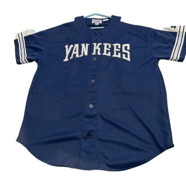 Yankees Neon Green Starter Jersey sz 4XL – First Team Vintage
