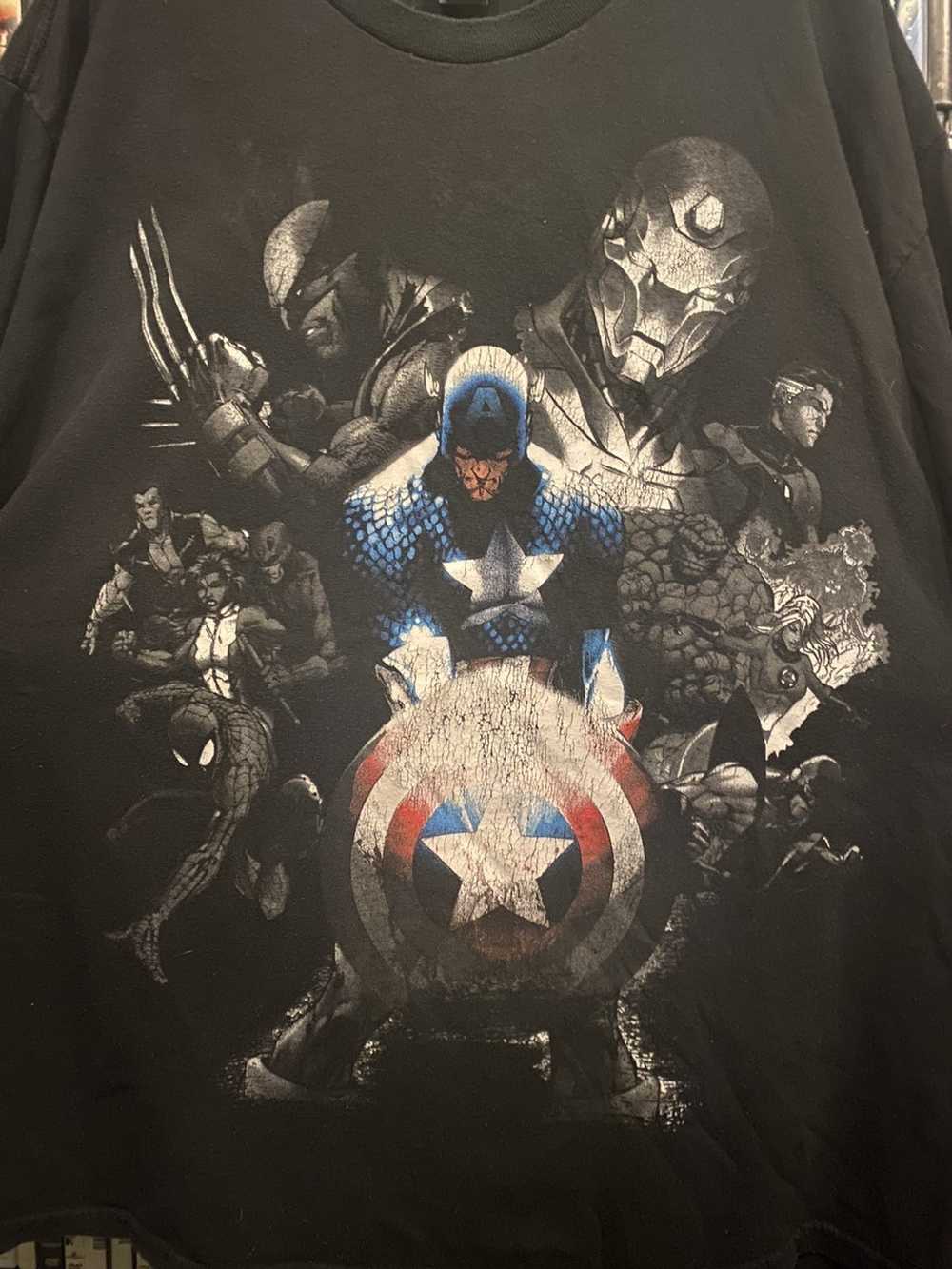 Mad Engine × Marvel Comics Captain America tee - Gem