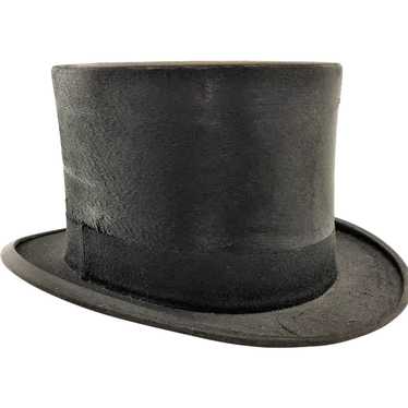 Top hat I made out of leather sourced from vintage Louis Vuitton luggage  the top hat is a vintage dance top hat. : r/somethingimade