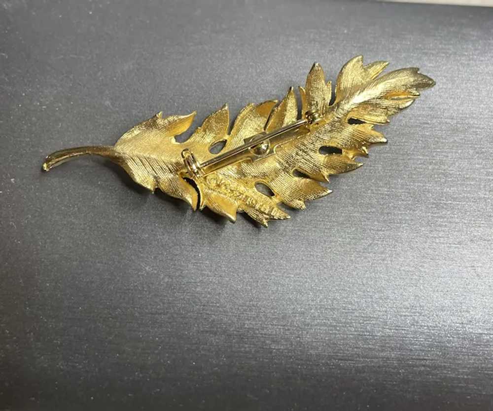 Coro 1961 Realistic Golden Leaf - image 7