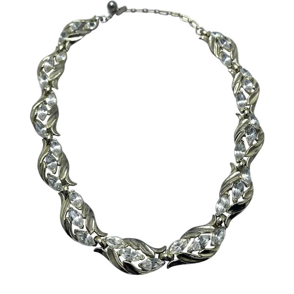 Vintage Trifari Rhinestone Necklace - image 1