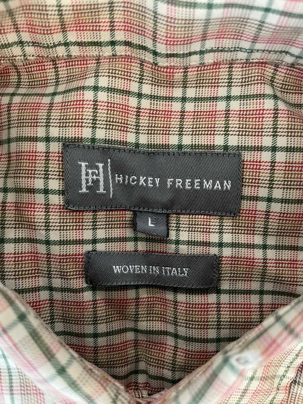 Hickey Freeman × Vintage Check Print Sport Shirt - image 5