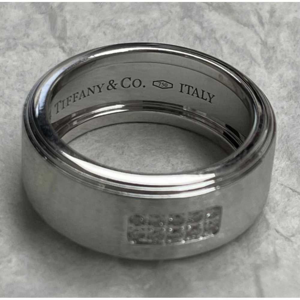 Tiffany & Co Atlas white gold ring - image 2