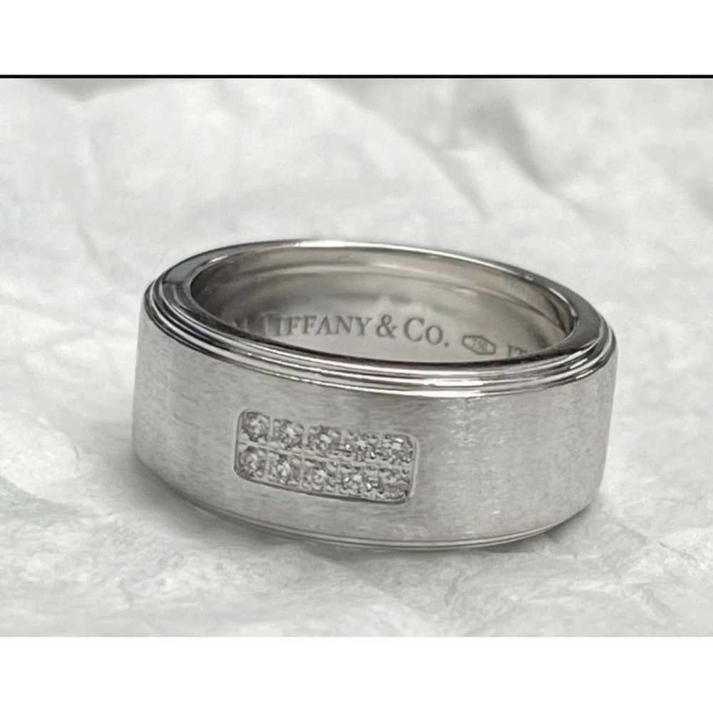 Tiffany & Co Atlas white gold ring - image 4