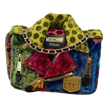 Moschino velvet handbag - Gem